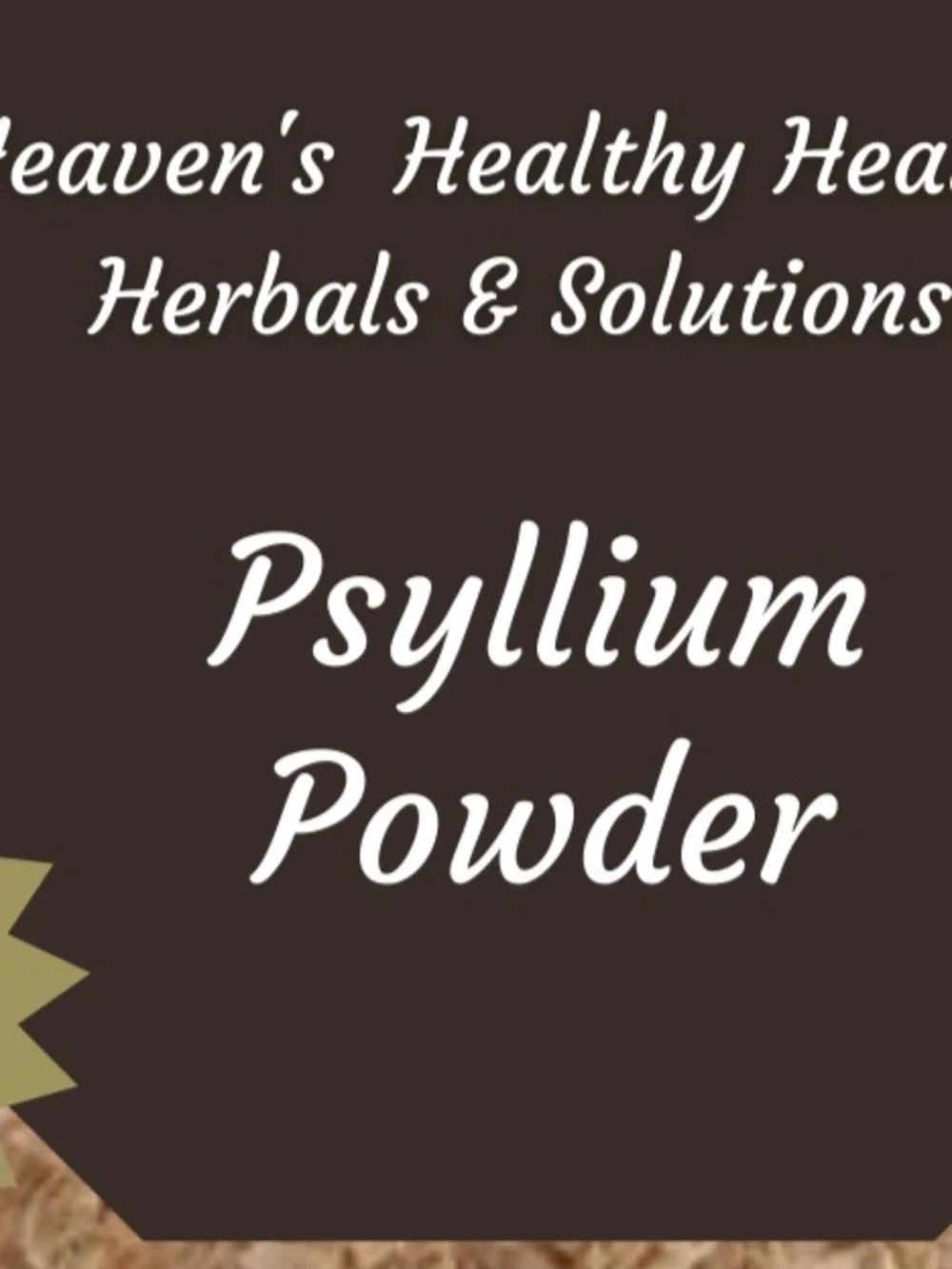 Psyllium Husks Dried Herb